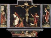 Matthias  Grunewald Yisenhaimu altar painting, Good Friday to map painting